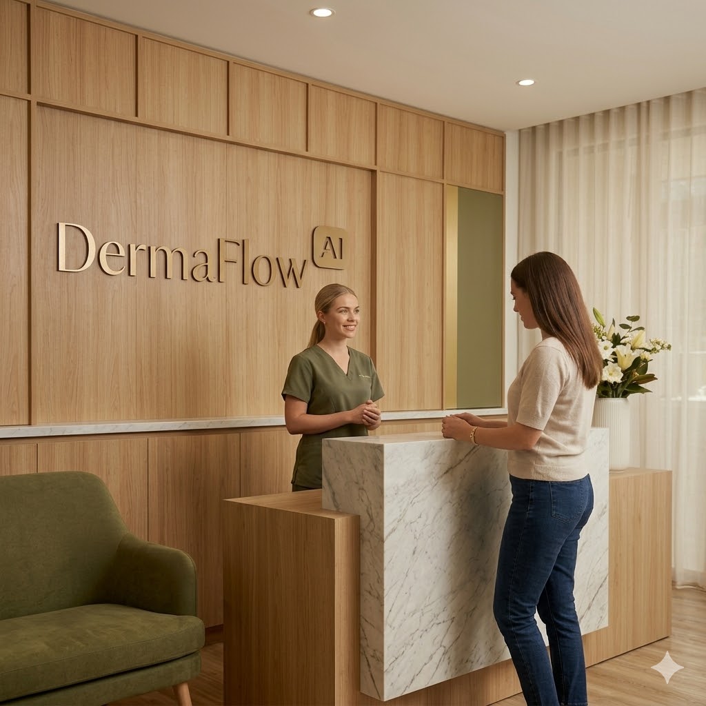 Recepción clínica dermatología